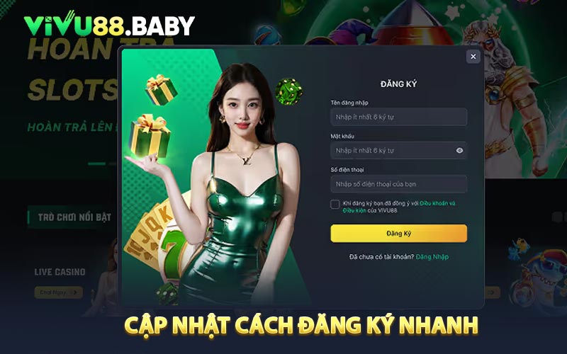 Cập nhật cách đăng ký nhanh
